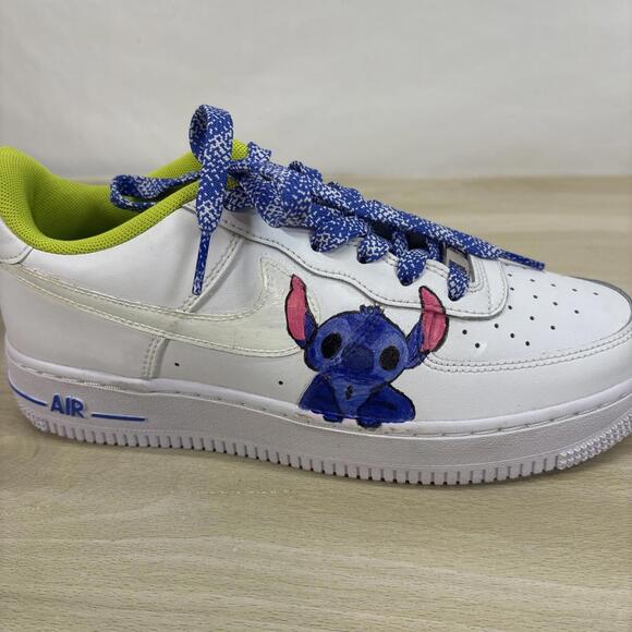 Nike Air Force 1 Custom Stitch Youth Size 5.5 - Picture 8 of 16